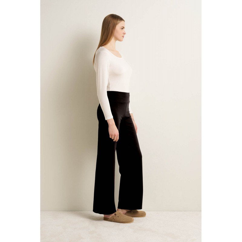 Γυναικείο Punto Παντελόνι με Λάστιχο BLACK (25174-BLACK)