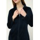 Γυναικεία Velvet Φόρμα με Φερμουάρ BLUE BLAZER (23162-BLUE BLAZER)