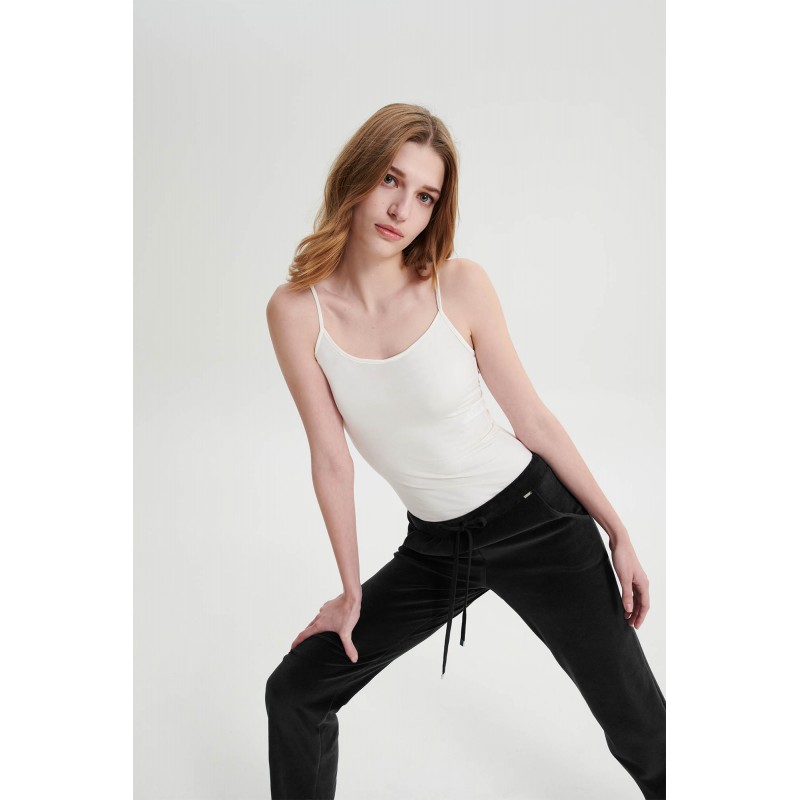 Μονόχρωμο Velvet Ψηλόμεσο Παντελόνι BLACK (21192-BLACK) Μονόχρωμο Velvet Ψηλόμεσο Παντελόνι BLACK (21192-BLACK)