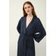 Σταυρωτή Γυναικεία Ρόμπα Micromodal BLUE BLAZER (23124-BLUE BLAZER) Σταυρωτή Γυναικεία Ρόμπα Micromodal BLUE BLAZER (23124-BLUE BLAZER)