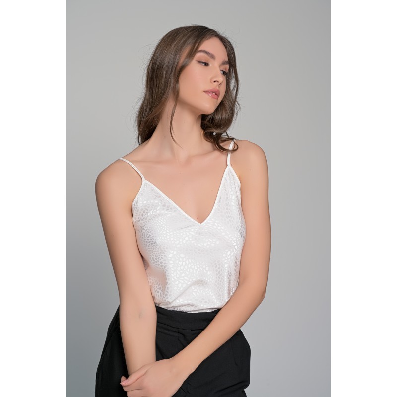 Σατέν Lingerie Top Τιραντάκι - Ιβουάρ (010191-Ιβουάρ) Σατέν Lingerie Top Τιραντάκι - Ιβουάρ (010191-Ιβουάρ)