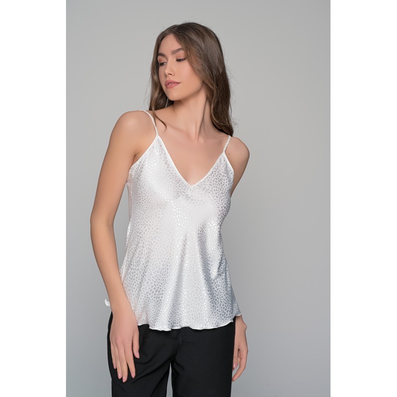 Σατέν Lingerie Top Τιραντάκι - Ιβουάρ (010191-Ιβουάρ) Σατέν Lingerie Top Τιραντάκι - Ιβουάρ (010191-Ιβουάρ)