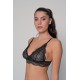 Δαντελένιο Bralette - Μαύρο (010193-Μαύρο)