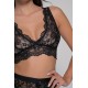 Δαντελένιο Bralette - Μαύρο (010197-Μαύρο)