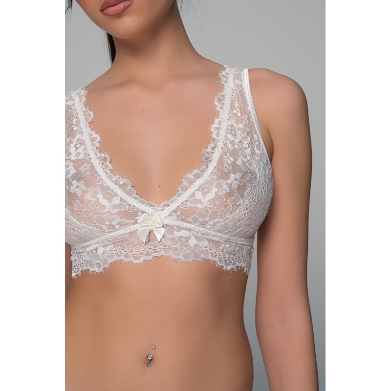 Νυφικό Δαντελένιο Σετ - Ιβουάρ (Set10197_8469-Ιβουάρ)