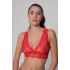 Δαντελένιο Bralette - Κόκκινο (010197-Κόκκινο)
