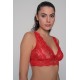 Δαντελένιο Bralette - Κόκκινο (010197-Κόκκινο) Δαντελένιο Bralette - Κόκκινο (010197-Κόκκινο)