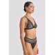 Δαντελένιο Σετ Εσωρούχων - Ασημί (Set10198-7747-Ασημί)