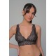 Δαντελένιο Bralette - Μαύρο (010202-Μαύρο)