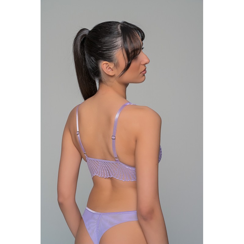 Δαντελένιο Bralette - Λιλά (010202-Λιλά)