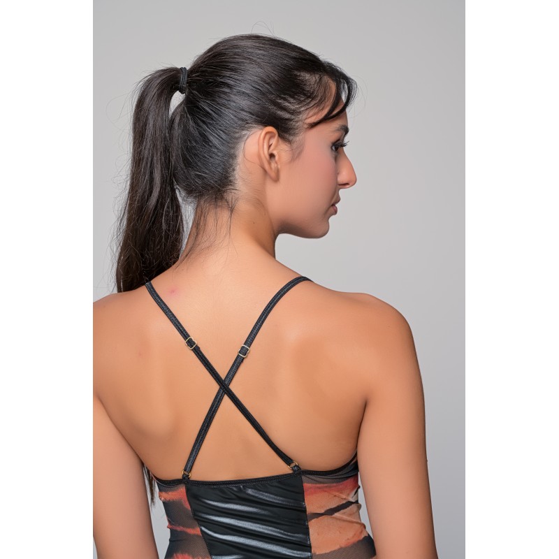 Κορμάκι String - Τιγρέ (002495-Τιγρέ) Κορμάκι String - Τιγρέ (002495-Τιγρέ)