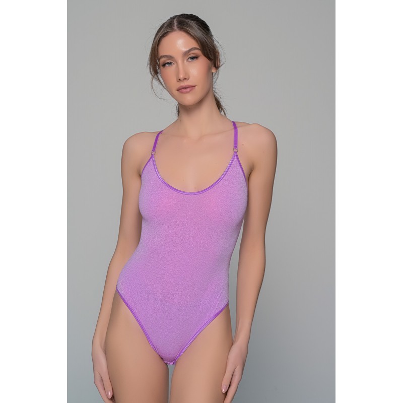 Κορμάκι Bikini Ιριδίζουσα Λύκρα - Λιλά (002507-Λιλά) Κορμάκι Bikini Ιριδίζουσα Λύκρα - Λιλά (002507-Λιλά)