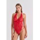 Sexy Κορμάκι String  - Κόκκινο (002529-Κόκκινο)