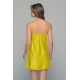 Νυχτικάκι Σατέν Ζακάρ + String - Lemon (003429-Lemon) Νυχτικάκι Σατέν Ζακάρ + String - Lemon (003429-Lemon)