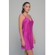 Νυχτικάκι Σατέν Ζακάρ + String - Magenta (003429-Magenta) Νυχτικάκι Σατέν Ζακάρ + String - Magenta (003429-Magenta)