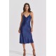 Midi Σατέν Slip Dress ΔΩΡΟ το String – Μπλε (003434-Μπλε) Midi Σατέν Slip Dress ΔΩΡΟ το String – Μπλε (003434-Μπλε)