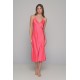 Midi Σατέν Slip Dress ΔΩΡΟ το String - Καρπουζί (003434-Καρπουζί) Midi Σατέν Slip Dress ΔΩΡΟ το String - Καρπουζί (003434-Καρπουζί)