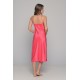 Midi Σατέν Slip Dress ΔΩΡΟ το String - Καρπουζί (003434-Καρπουζί) Midi Σατέν Slip Dress ΔΩΡΟ το String - Καρπουζί (003434-Καρπουζί)