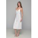 Μάξι Νυφικό Σατέν Φόρεμα Σετ με String - Ιβουάρ (003449-Ιβουάρ)
