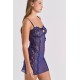 Sexy Νυχτικάκι Σετ με String - Μπλε (003457-Μπλε) Sexy Νυχτικάκι Σετ με String - Μπλε (003457-Μπλε)