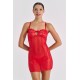 Sexy Νυχτικάκι Σετ με String - Κόκκινο (003457-Κόκκινο) Sexy Νυχτικάκι Σετ με String - Κόκκινο (003457-Κόκκινο)