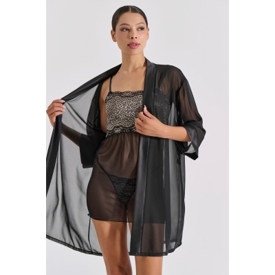 Sexy Σετ Εσωρούχων με Διαφάνεια - Μαύρο (Set3464-5365-Μαύρο)