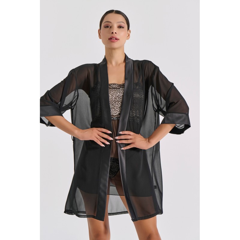 Sexy Σετ Εσωρούχων με Διαφάνεια - Μαύρο (Set3464-5365-Μαύρο)