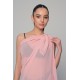 Διάφανο Παρεό Μουσελίνα - Σομόν (040265-Σομόν) Διάφανο Παρεό Μουσελίνα - Σομόν (040265-Σομόν)