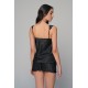 Σατέν Babydoll Με Δαντέλα - Μαύρο (004188-Μαύρο) Σατέν Babydoll Με Δαντέλα - Μαύρο (004188-Μαύρο)