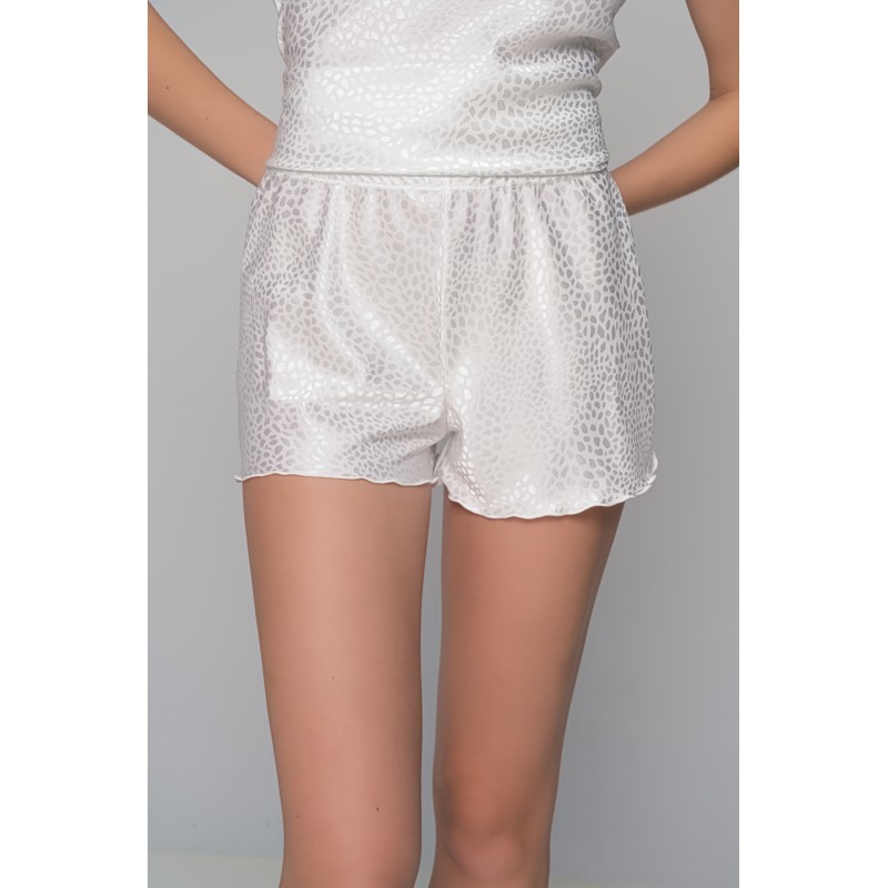 Σατέν Babydoll Με Σορτς - Ιβουάρ (004189-Ιβουάρ)