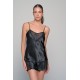 Σατεν Babydoll με Σορτς -Μαύρο (004194-Μαύρο) Σατεν Babydoll με Σορτς -Μαύρο (004194-Μαύρο)