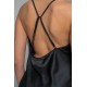 Σατεν Babydoll με Σορτς - Μαύρο (004198-Μαύρο) Σατεν Babydoll με Σορτς - Μαύρο (004198-Μαύρο)