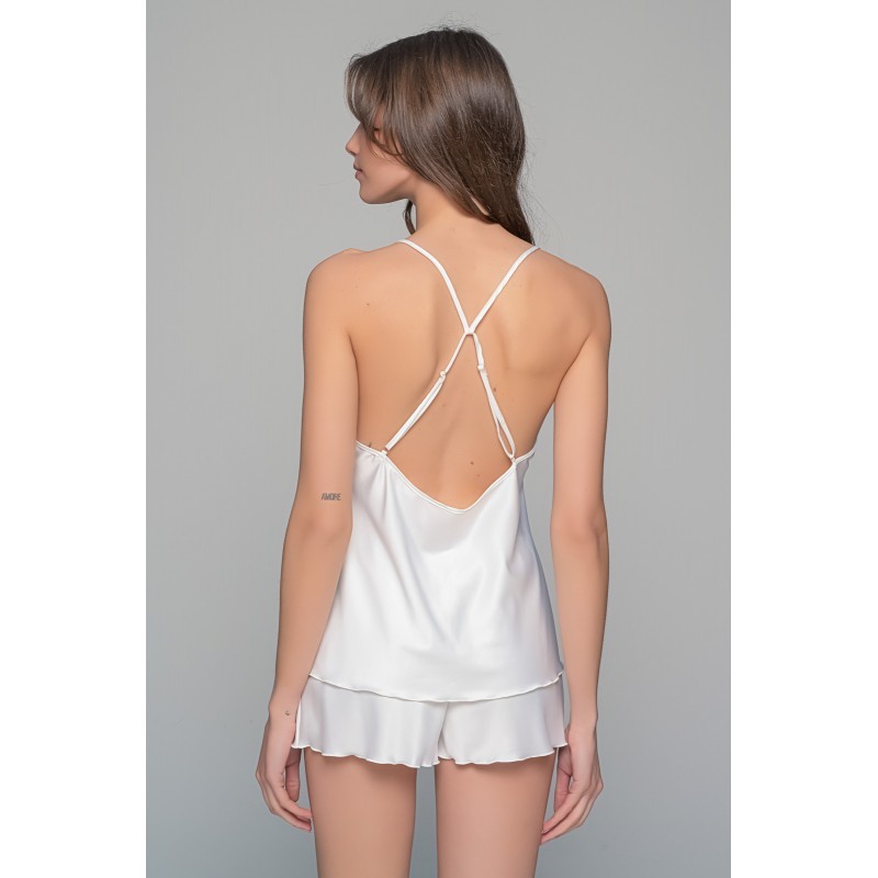 Νυφικό Babydoll Σατέν με Σορτς - Ιβουάρ (004198-Ιβουάρ) Νυφικό Babydoll Σατέν με Σορτς - Ιβουάρ (004198-Ιβουάρ)