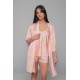 Σατέν Φλοράλ Σετ Babydoll με Ρόμπα - Ροζ (Set4200_5366-Ροζ) Σατέν Φλοράλ Σετ Babydoll με Ρόμπα - Ροζ (Set4200_5366-Ροζ)