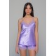 Σατέν Babydoll με Δαντέλα - Λιλά (004201-Λιλά) Σατέν Babydoll με Δαντέλα - Λιλά (004201-Λιλά)