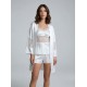 Νυφικό Σετ με Σατέν Ρόμπα και Babydoll με Δαντέλα - Λευκό (004209_5379-Λευκό) Νυφικό Σετ με Σατέν Ρόμπα και Babydoll με Δαντέλα - Λευκό (004209_5379-Λευκό)