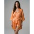 Σετ Σατέν Babydoll με Ρόμπα - Πορτοκαλί (Set4176_5220-Πορτοκαλί)