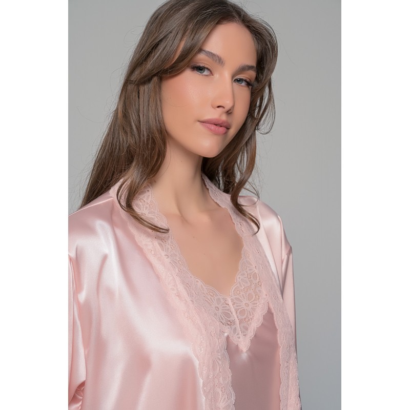 Σατέν Lingerie Top με Δαντέλα - Σομόν (010205-Σομόν) Σατέν Lingerie Top με Δαντέλα - Σομόν (010205-Σομόν)