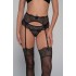 Σετ Ζαρτιέρα με String - Μαύρο (Set5418_7701-Μαύρο)