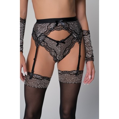 Σετ Ζαρτιέρα με Brazil - Ασημί (Set5423_8483-Ασημί)