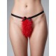Sexy String Κορδόνι με Γουνάκι - Μαύρο-κόκκινο (060107-Μαύρο-κόκκινο) Sexy String Κορδόνι με Γουνάκι - Μαύρο-κόκκινο (060107-Μαύρο-κόκκινο)
