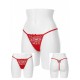 Δαντελένιο Micro G-string - Κόκκινο (060112-Κόκκινο)