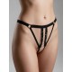Ανοιχτό G-string με Παραμάνες – Μαύρο (060116-Μαύρο)