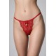 Δαντελένιο Mini Micro G-string - Κόκκινο (060128-Κόκκινο)