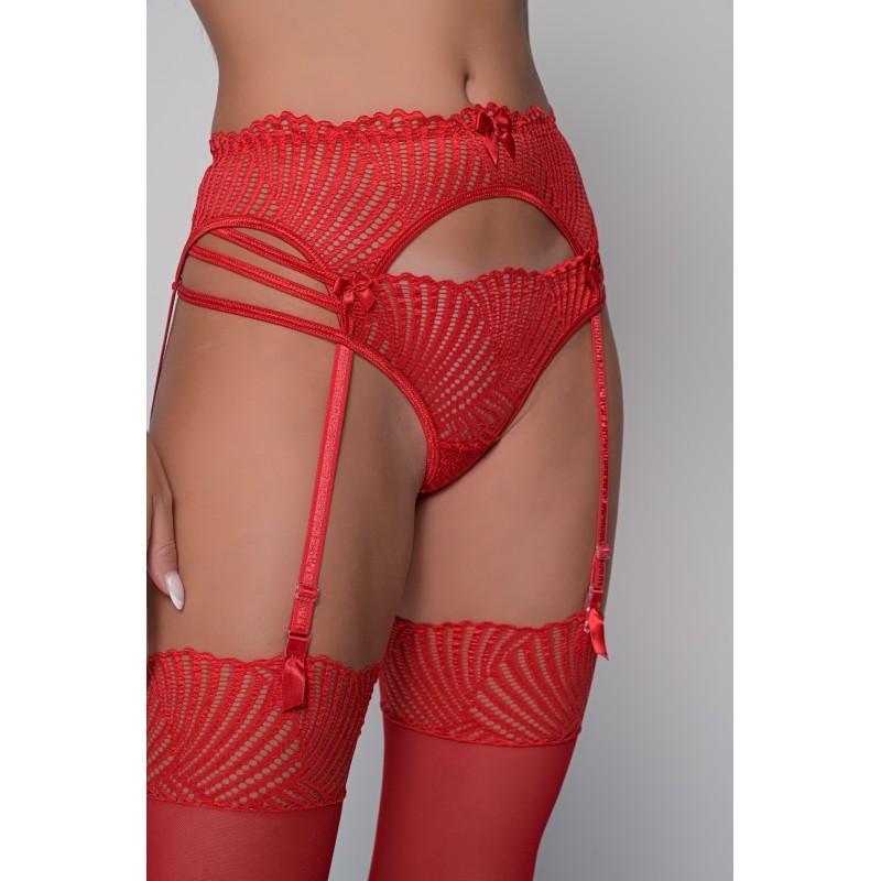 Δαντελένιο G-string - Κόκκινο (006887-Κόκκινο)