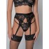 Δαντελένιο G-string - Μαύρο (006888-Μαύρο)