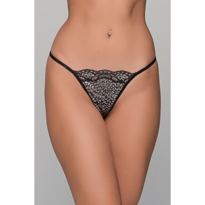 Δαντελένιο Micro G-string - Ασημί (006901-Ασημί)