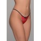 Δαντελένιο G-String – Κόκκινο (006906-Κόκκινο)