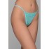 Micro G-string Σατέν και Δαντέλα- Aqua (006911-Aqua)