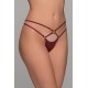 Micro G-string Ιριδίζουσα Λύκρα - Μπορντό (006916-Μπορντό) Micro G-string Ιριδίζουσα Λύκρα - Μπορντό (006916-Μπορντό)